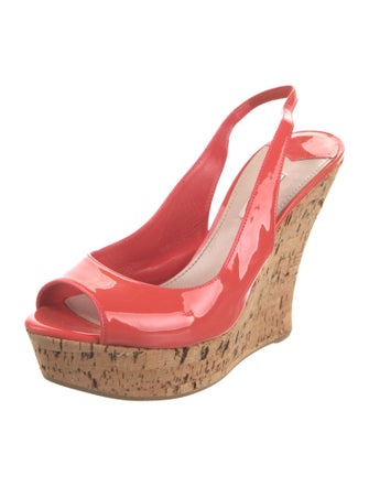 Miu Miu Patent Leather Slingback Pumps