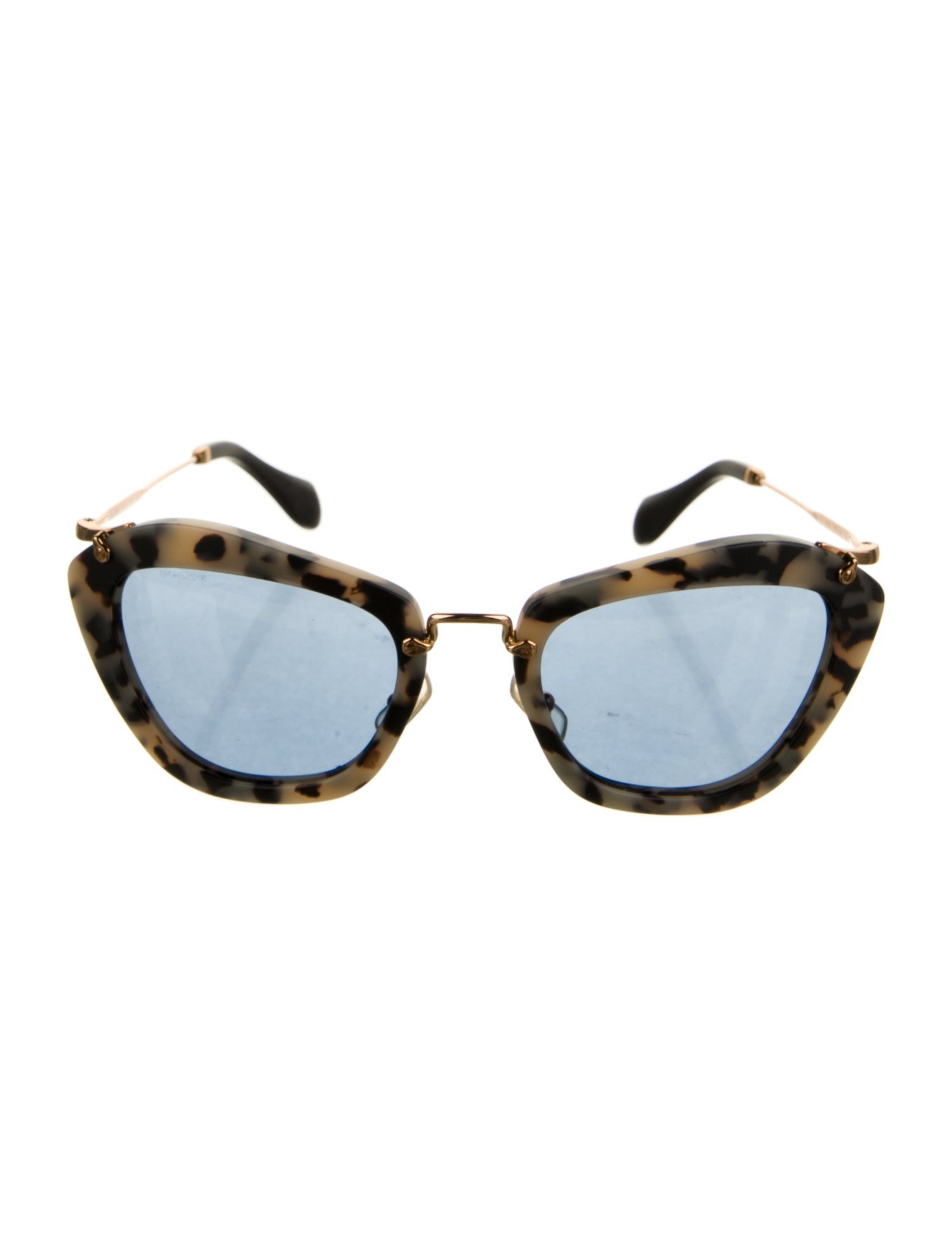 Miu Miu Cat-Eye Mirrored Sunglasses