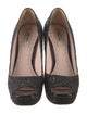 Miu Miu Glitter Animal Print Pumps