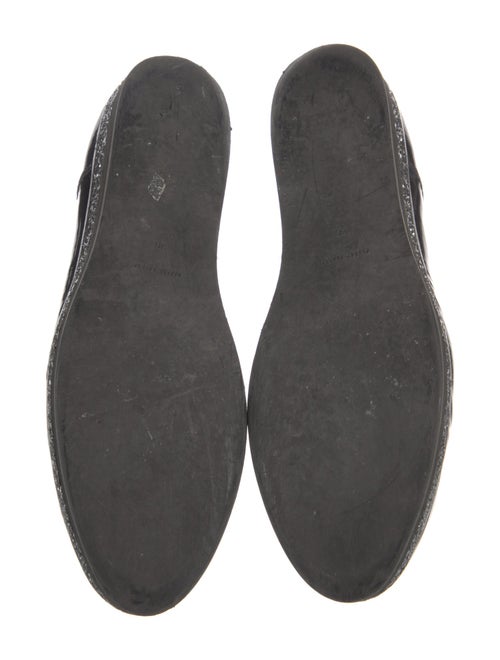 Miu Miu Patent Leather Crystal Embellishments Sneakers