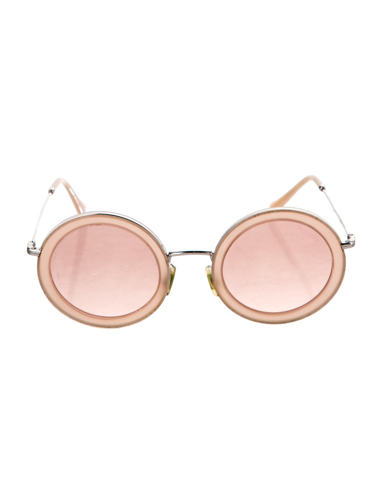 Miu Miu Cat-Eye Mirrored Sunglasses