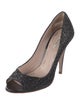 Miu Miu Glitter Glitter Accents Pumps