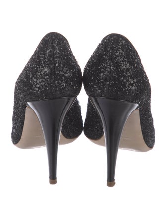 Miu Miu Glitter Glitter Accents Pumps