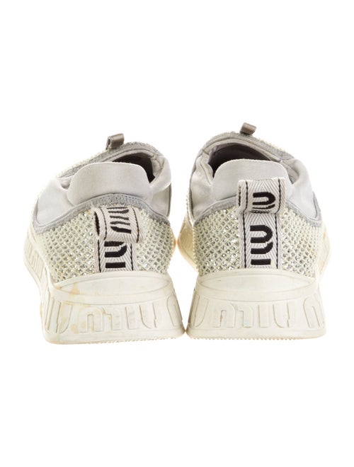 Miu Miu Rubber Glitter Accents Sneakers