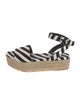 Miu Miu Canvas Striped Espadrilles