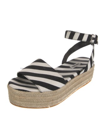 Miu Miu Canvas Striped Espadrilles