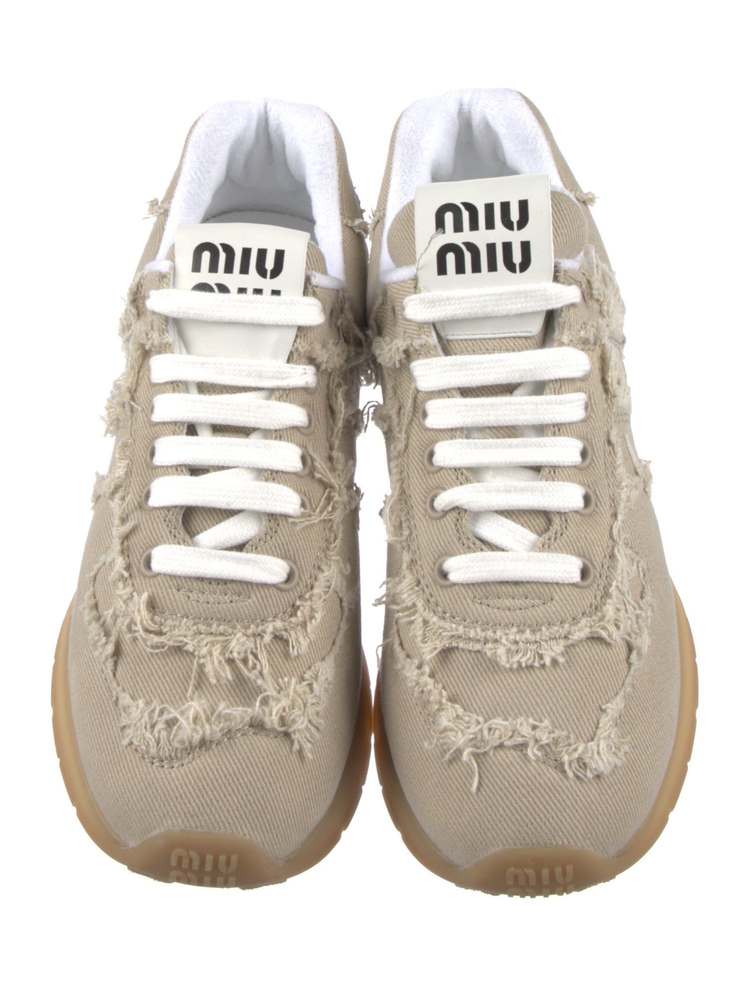 Miu Miu Canvas Sneakers