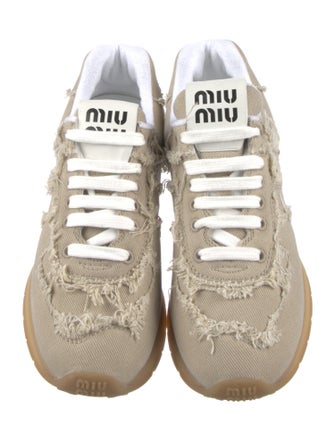 Miu Miu Canvas Sneakers