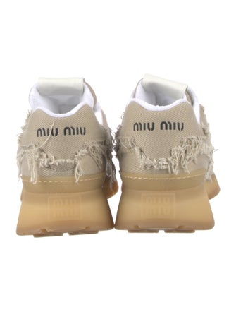 Miu Miu Canvas Sneakers