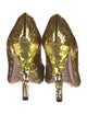 Miu Miu Sequins Leather Trim Embellishment Pumps