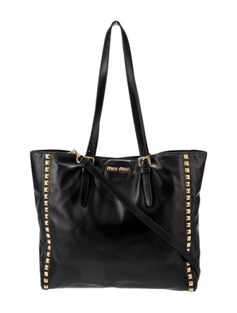 Miu Miu Leather Tote