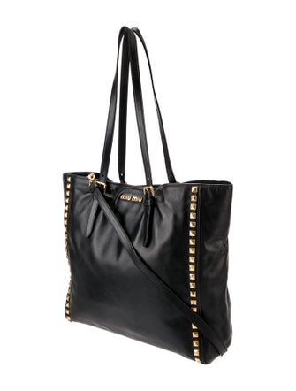 Miu Miu Leather Tote
