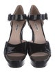 Miu Miu Patent Leather Sandals