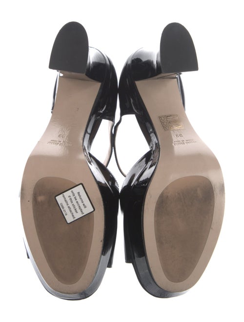 Miu Miu Patent Leather Sandals