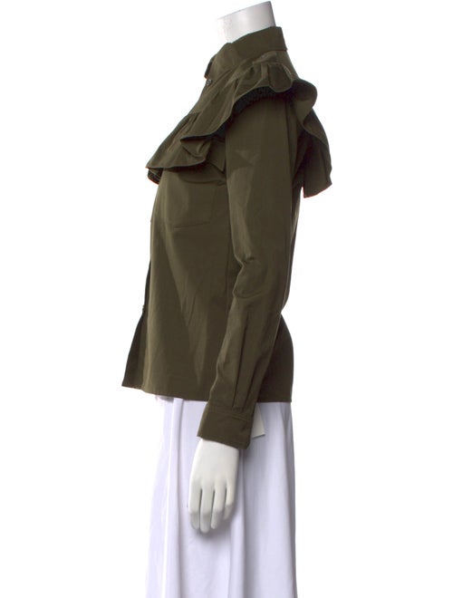 Miu Miu 2019 Long Sleeve Button-Up Top