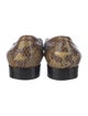 Miu Miu Patent Leather Animal Print Loafers