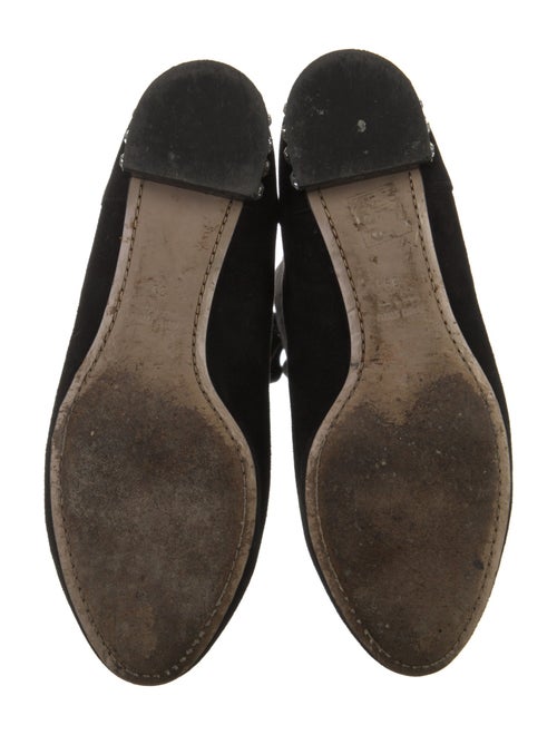 Miu Miu Suede Crystal Embellishments Riding Boots