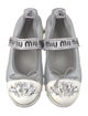 Miu Miu Colorblock Pattern Mary Jane Flats