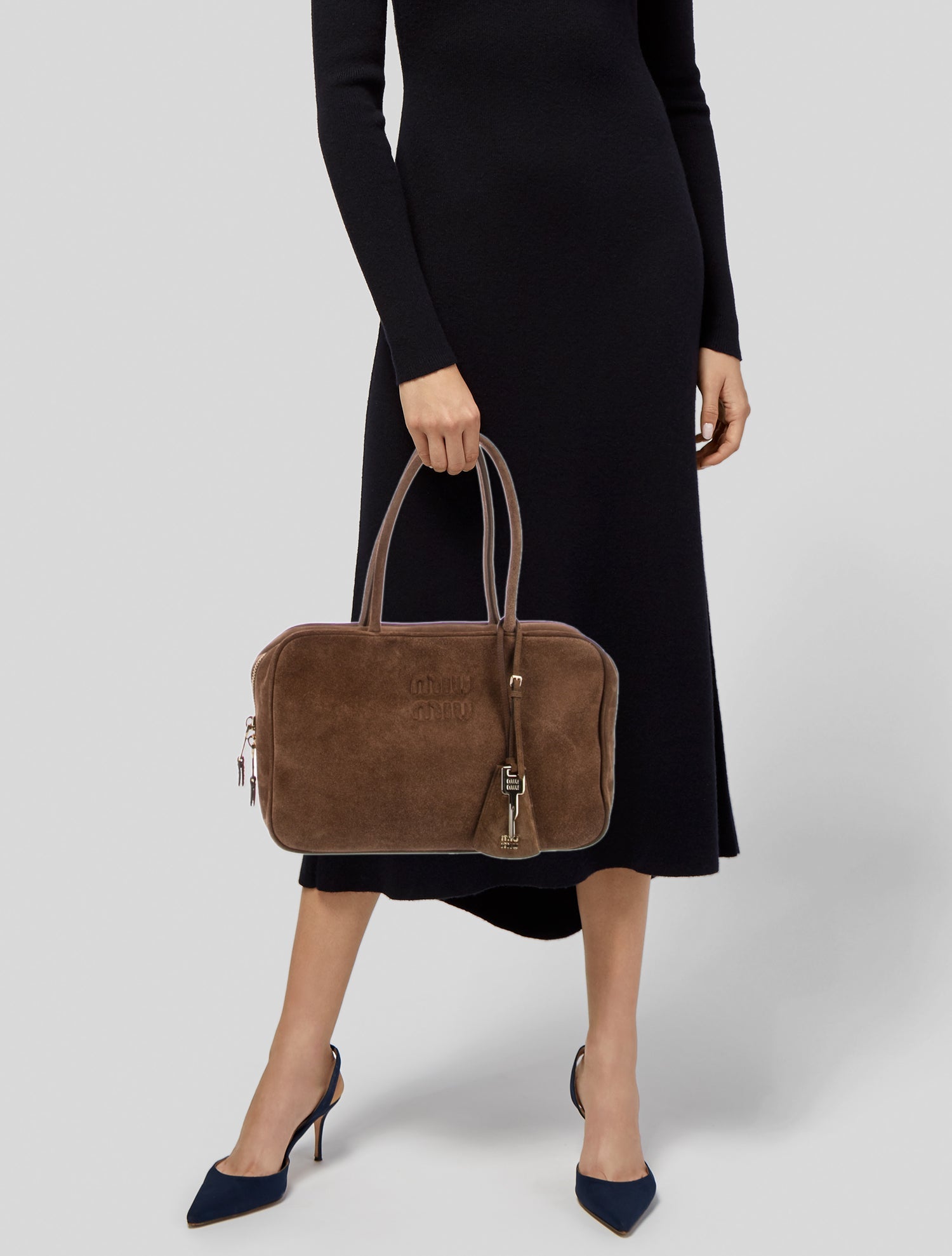 Ermanno Scervino Fringe Trim Leather Shoulder Bag - Neutrals