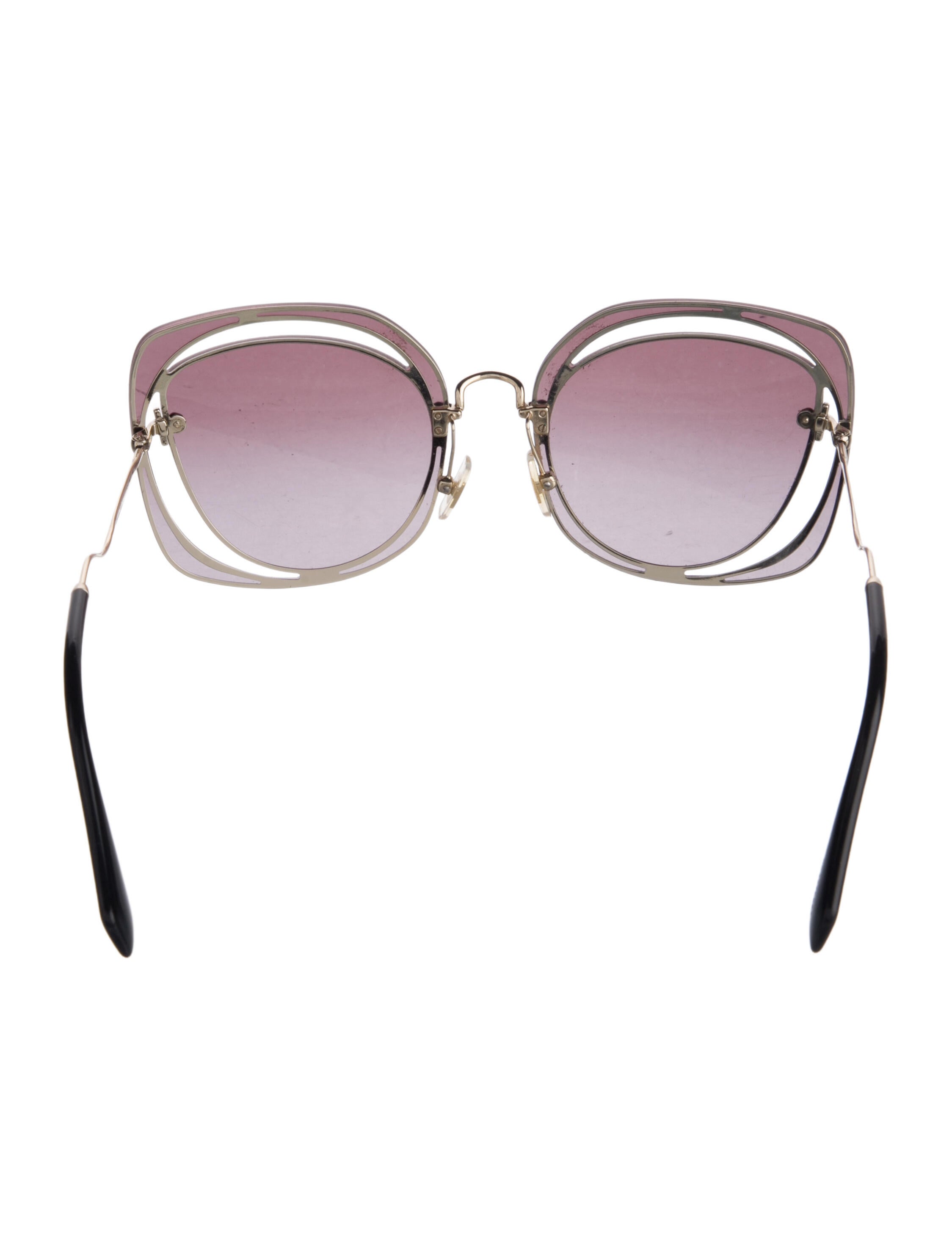 Miu Miu Oversize Gradient Sunglasses