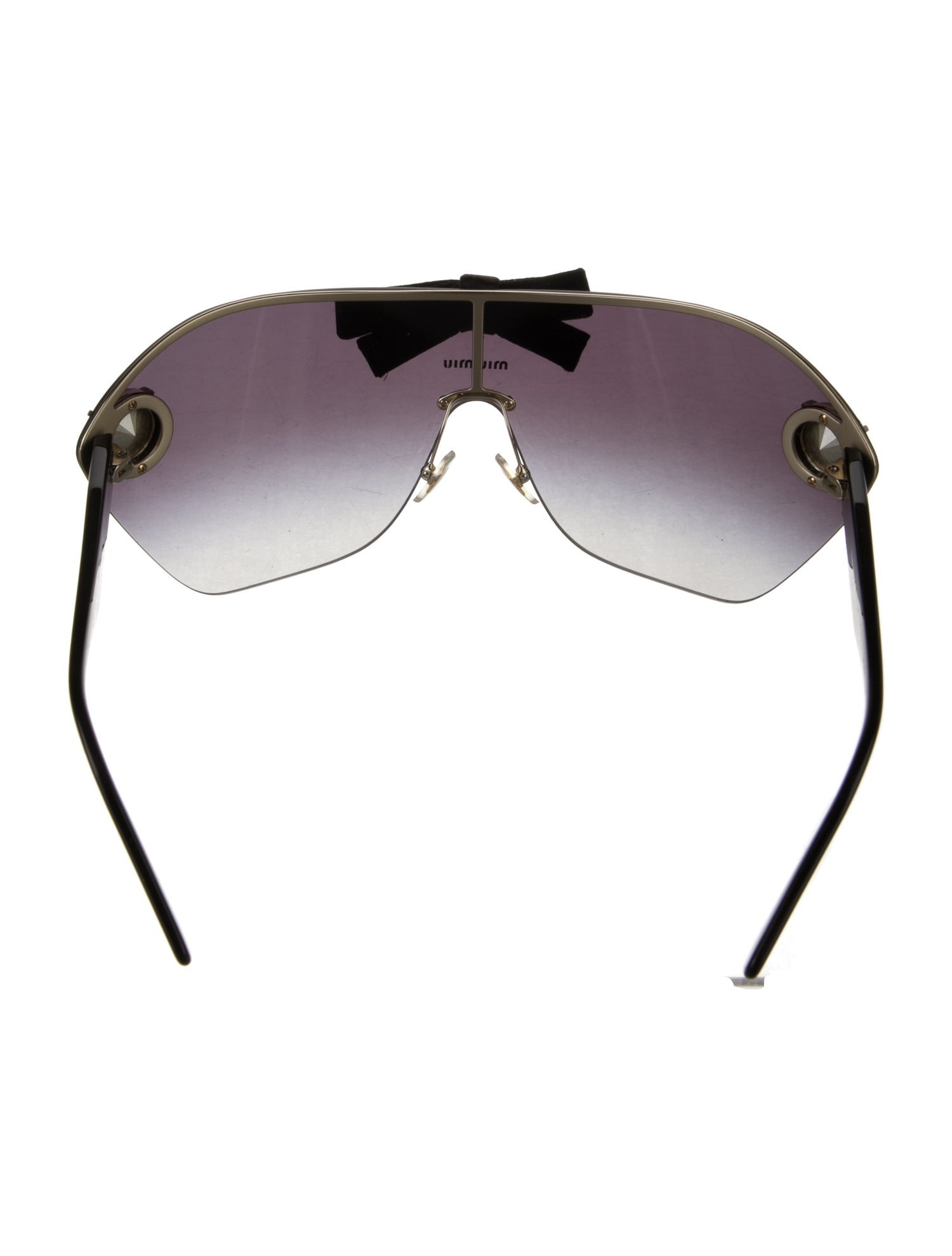 Miu Miu Shield Gradient Sunglasses w/ Tags