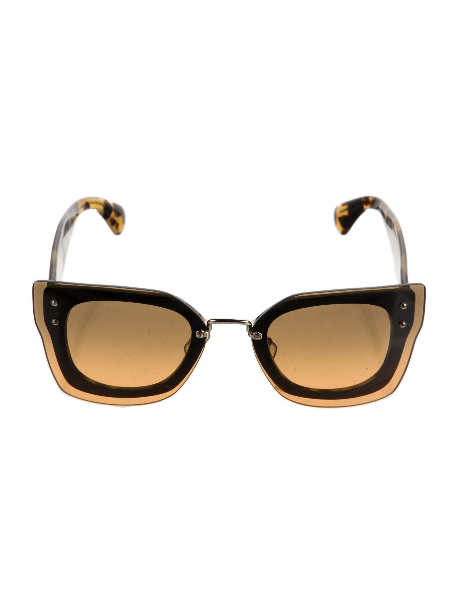 Miu Miu Wayfarer Tinted Sunglasses