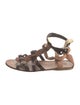 Miu Miu Leather Gladiator Sandals