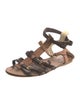 Miu Miu Leather Gladiator Sandals