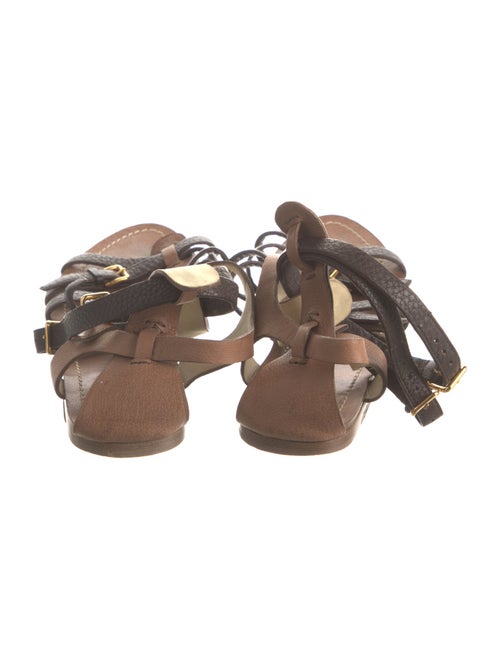 Miu Miu Leather Gladiator Sandals