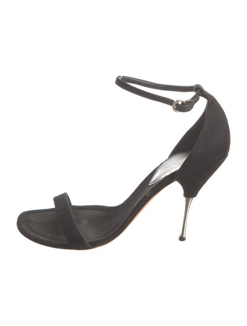 Miu Miu Satin Cutout Accent Sandals