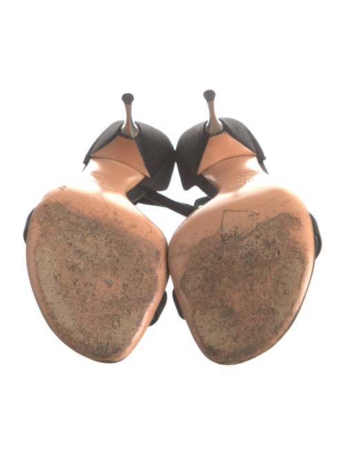 Miu Miu Satin Cutout Accent Sandals