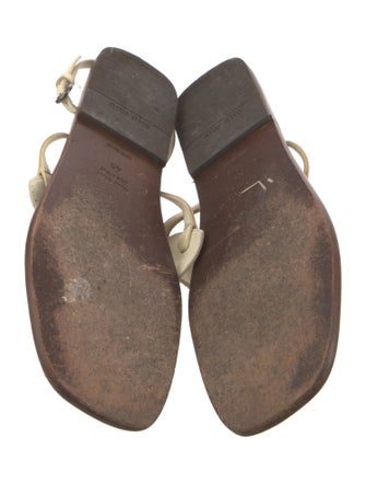 Miu Miu Leather Gladiator Sandals