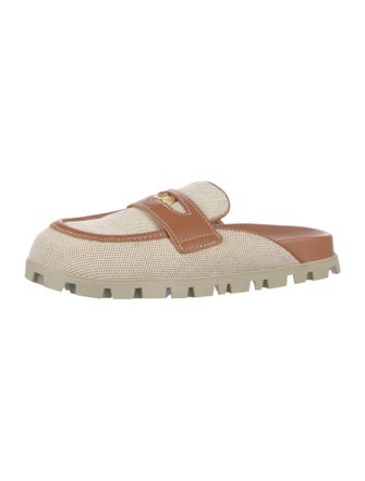 Miu Miu Canvas Mules
