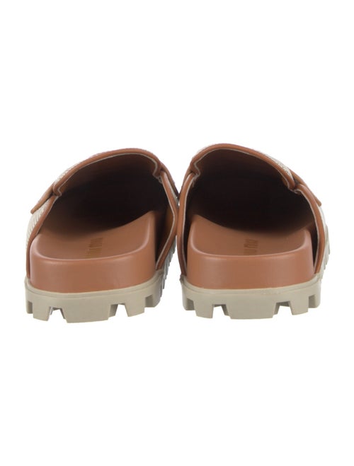 Miu Miu Canvas Mules