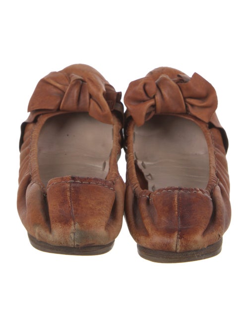 Miu Miu Leather Ballet Flats