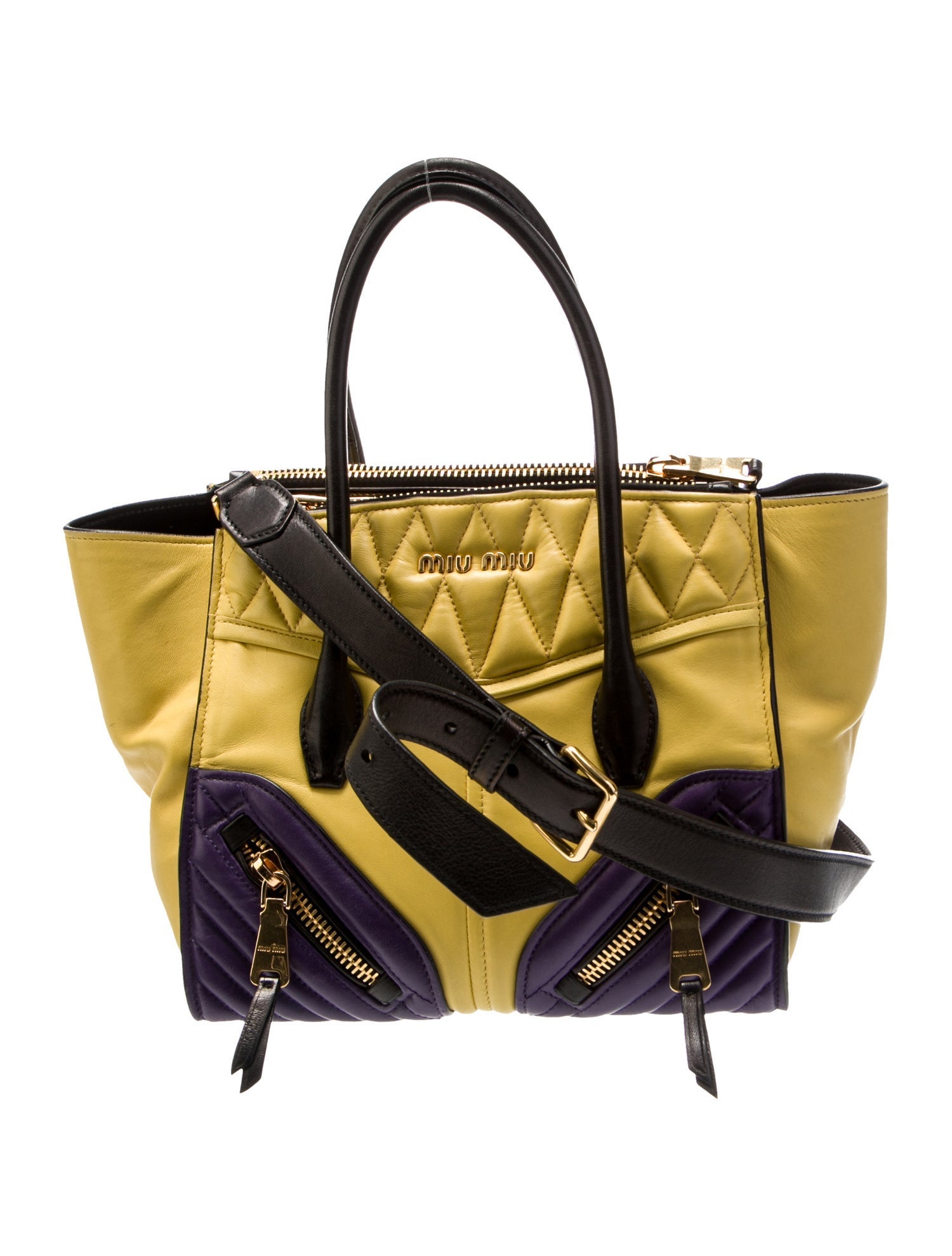 Miu Miu Calfskin Biker w/ Strap