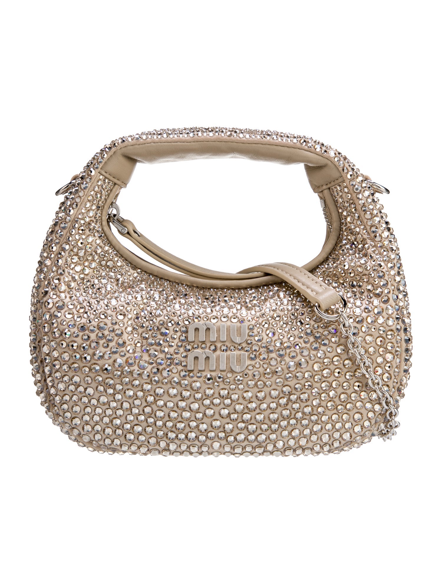 Miu Miu Satin Raso Starlight Wander Hobo