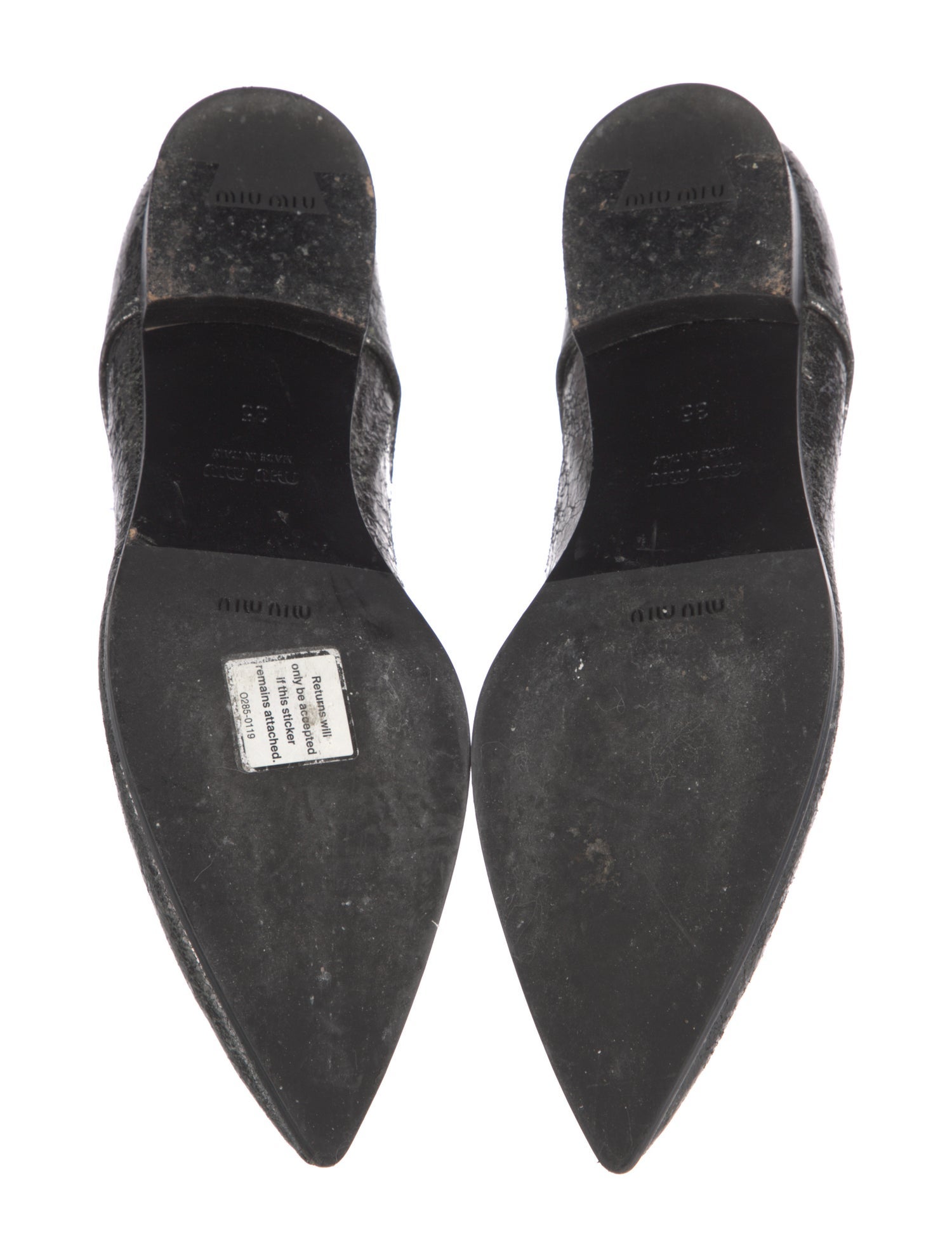 Miu Miu Leather Oxfords