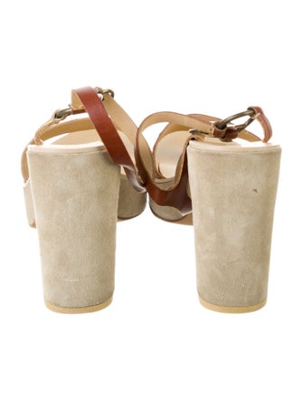 Miu Miu Leather Sandals