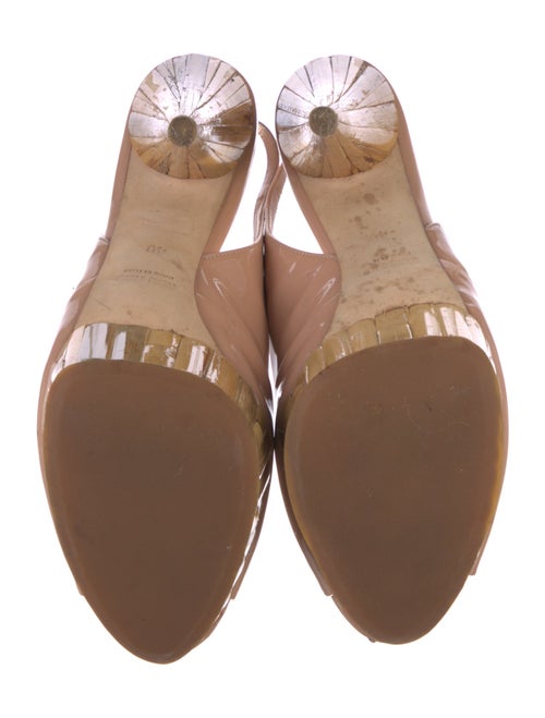 Miu Miu Patent Leather Slingback Pumps