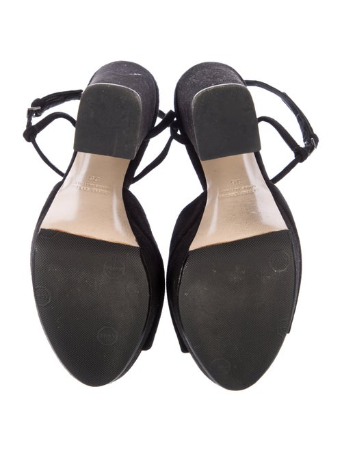 Miu Miu Suede T-Strap Sandals