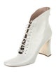 Miu Miu Leather Lace-Up Boots