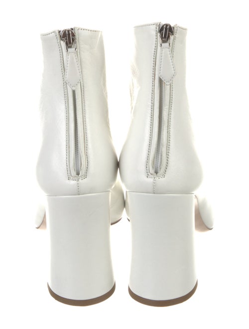 Miu Miu Leather Lace-Up Boots