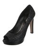 Miu Miu Glitter Glitter Accents Pumps