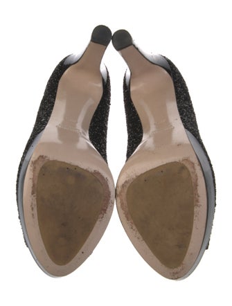 Miu Miu Glitter Glitter Accents Pumps