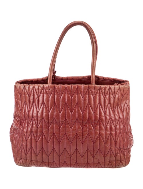 Miu Miu Leather Top Handle Bag