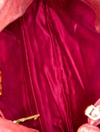 Miu Miu Leather Top Handle Bag