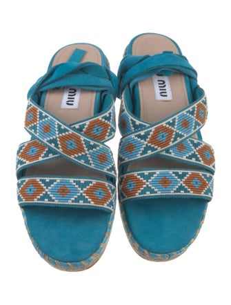 Miu Miu Printed Espadrilles