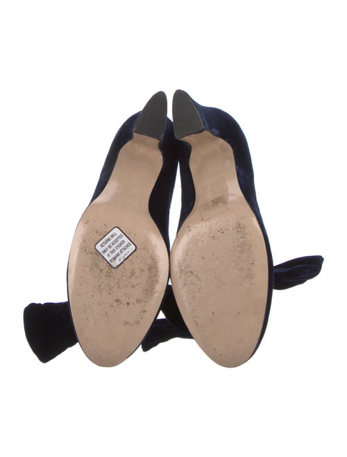 Miu Miu Velvet Bow Accents Pumps