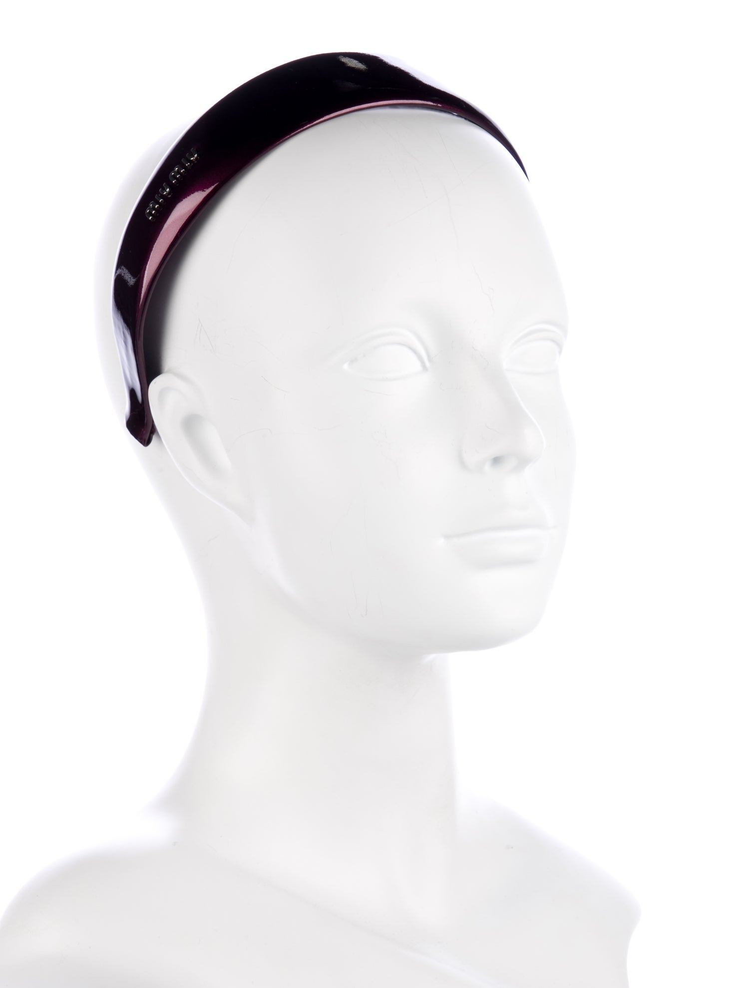 Miu Miu Patent Leather Headband